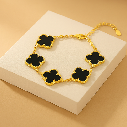 Gold Clover Bracelet